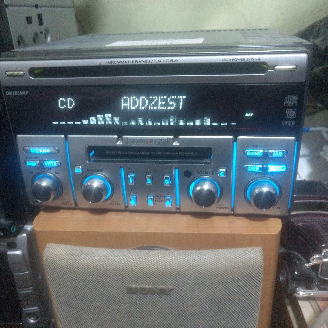 ADDZEST Clarion カーオーディオCD MDデッキです～(^o^)