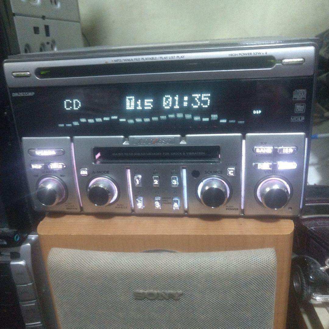 ADDZEST Clarion カーオーディオCD MDデッキです～(^o^)