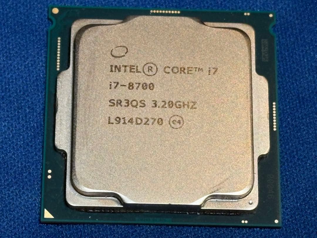 CPU インテル Core i7 Intel i7-8700 3.20GHz