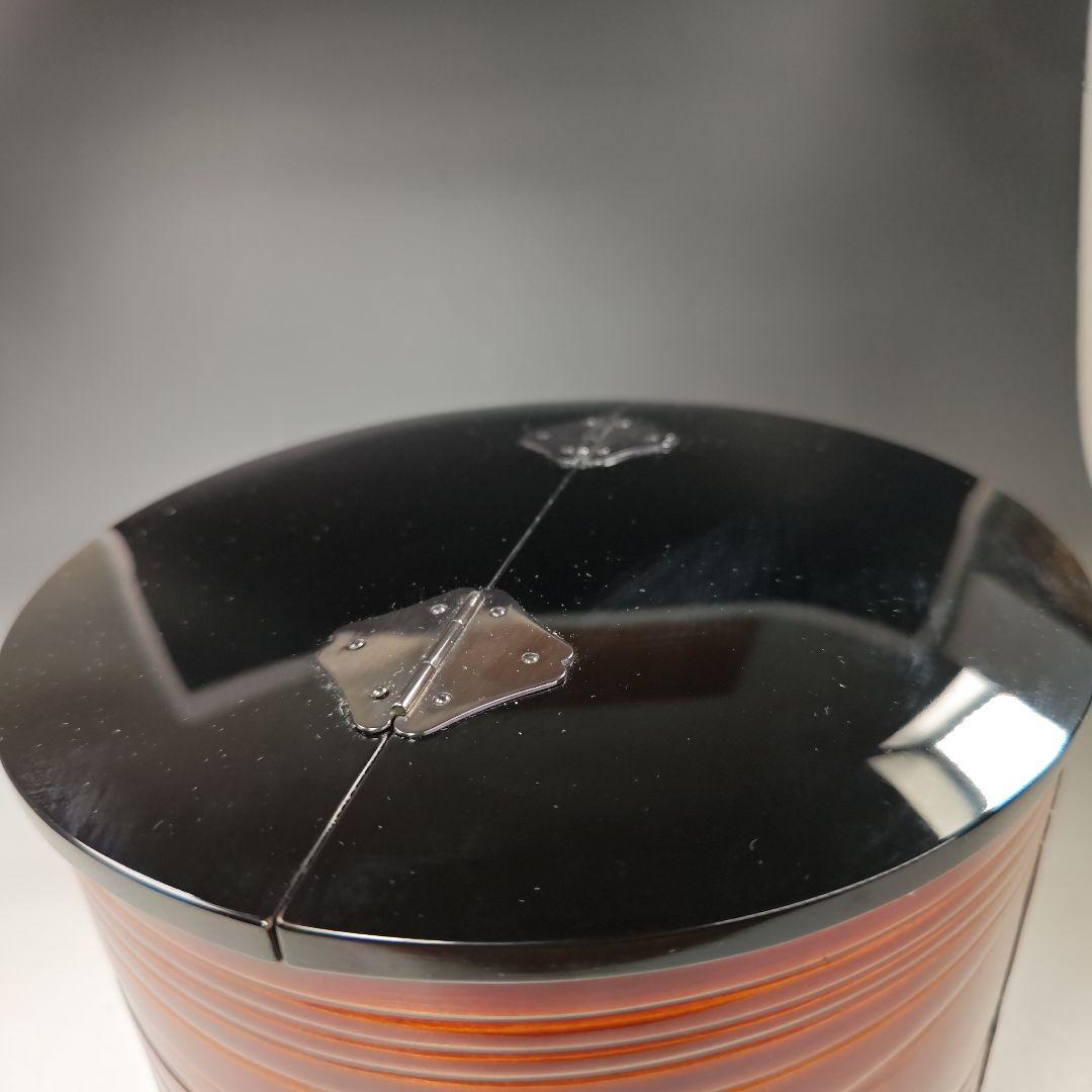 イ587 水指『蒔絵師　河原積善作』『春慶塗　鳥金蒔絵蓋　水指　共箱』茶道具