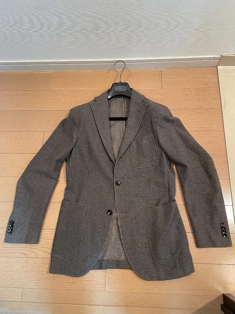 ●BOGLIOLI ボリオリ/ジャケット/44/グレー/ウール/イタリア製●