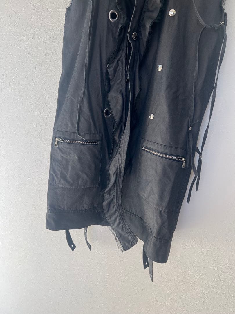 OSSA MONDO　オッサモンド　デニム風　ジレ　グランジ　ベスト