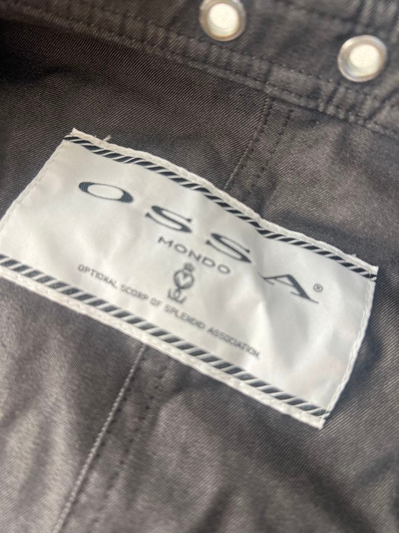 OSSA MONDO　オッサモンド　デニム風　ジレ　グランジ　ベスト