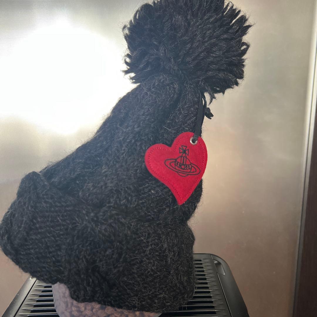 VivienneWestwood ニット帽 ポンポン付き