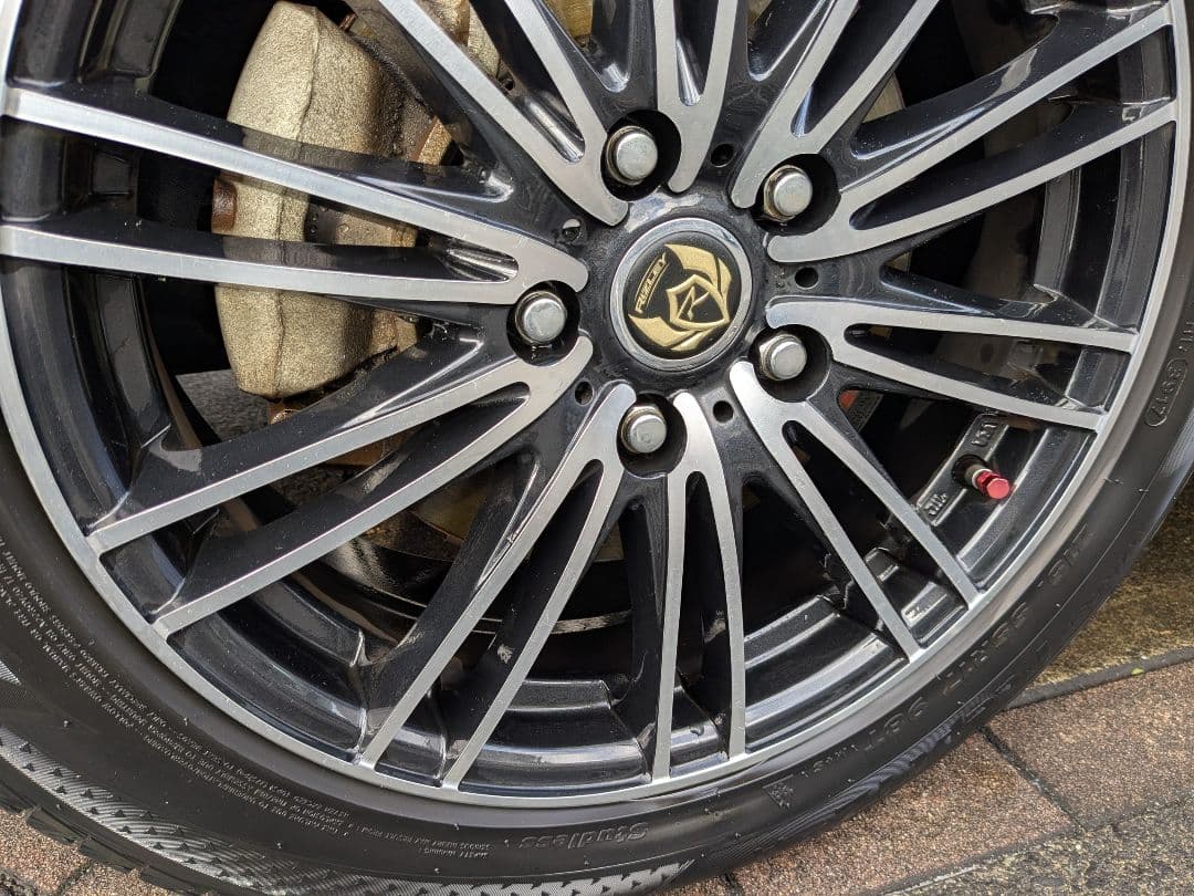 [美品] RiZLEY weds製 17インチ ホイールセット