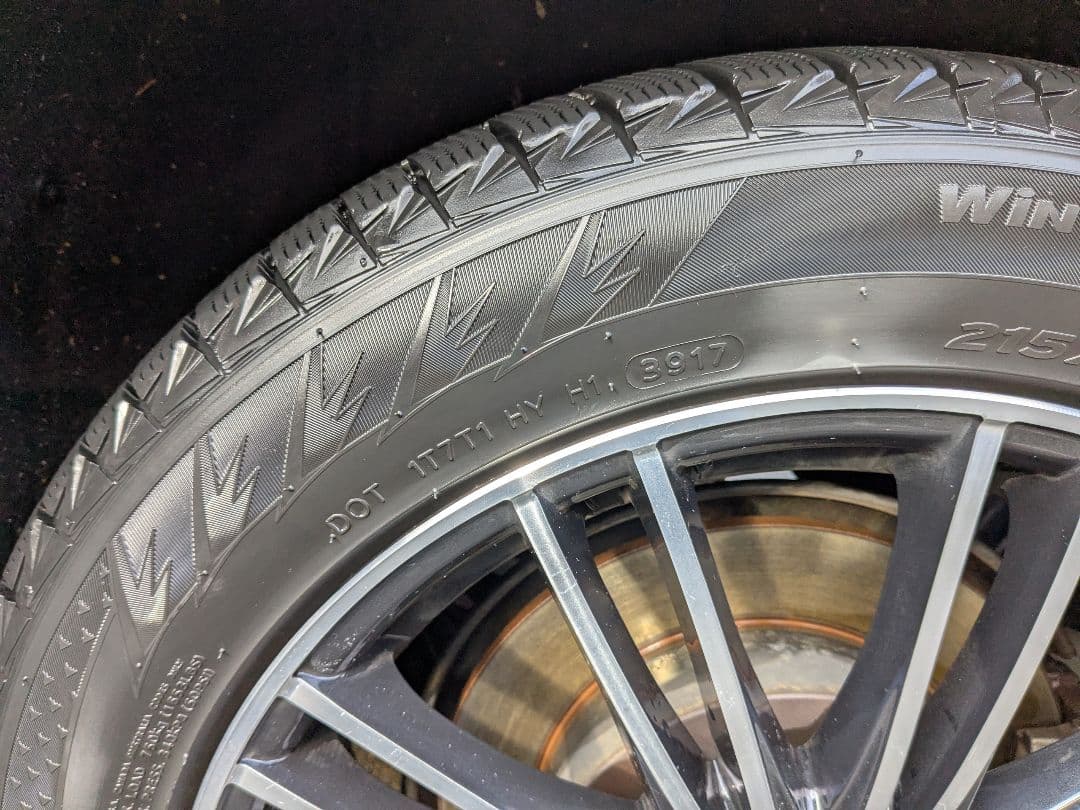 [美品] RiZLEY weds製 17インチ ホイールセット