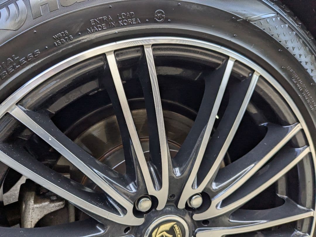 [美品] RiZLEY weds製 17インチ ホイールセット