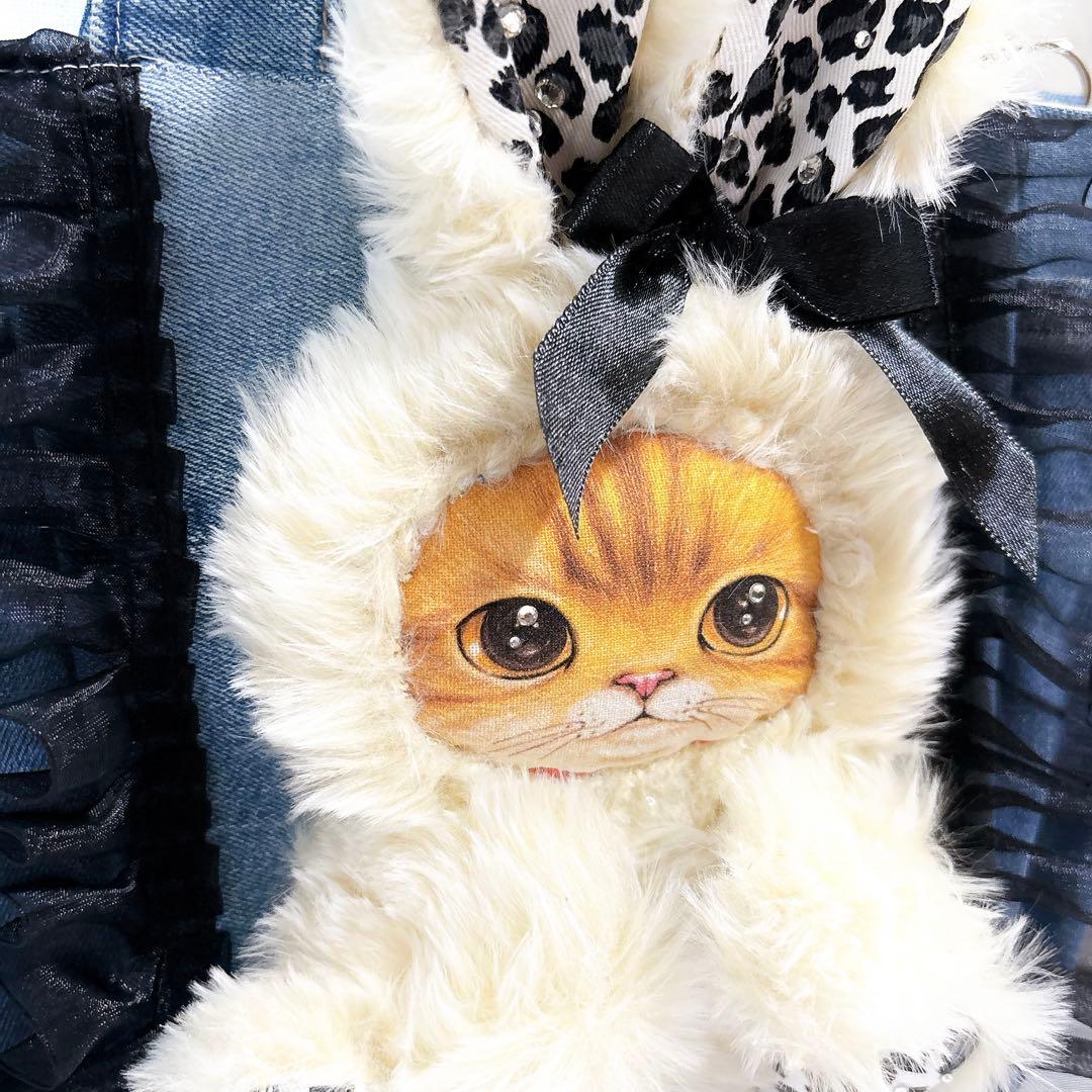 ぴ*こ様 コヤンイサムチョン　トートバッグ　ハンドメイド　デニム　