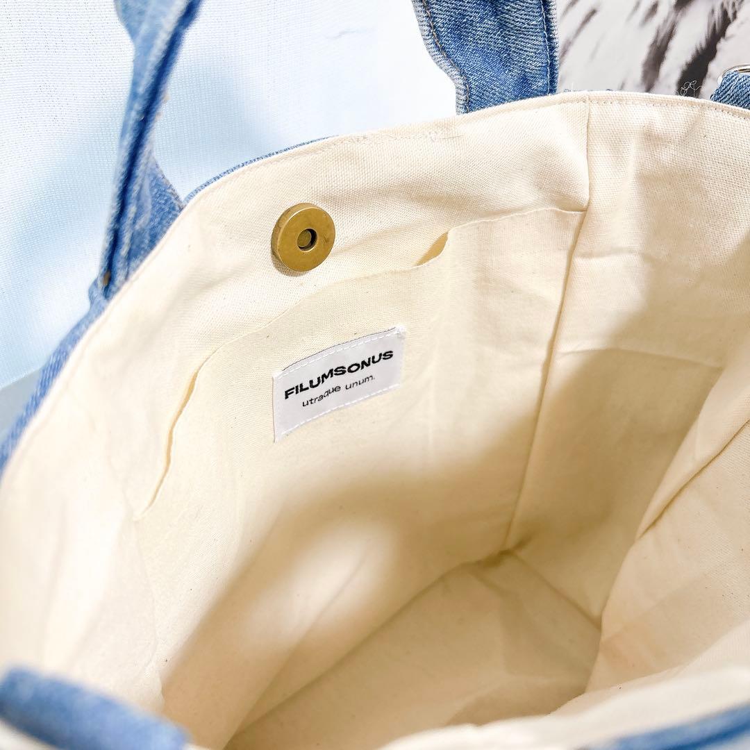 ぴ*こ様 コヤンイサムチョン　トートバッグ　ハンドメイド　デニム　