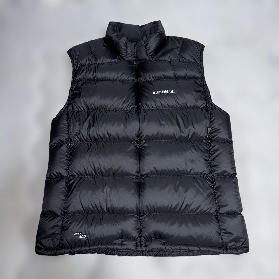 montbell モンベル ライトアルパインダウンベスト XL ブラック