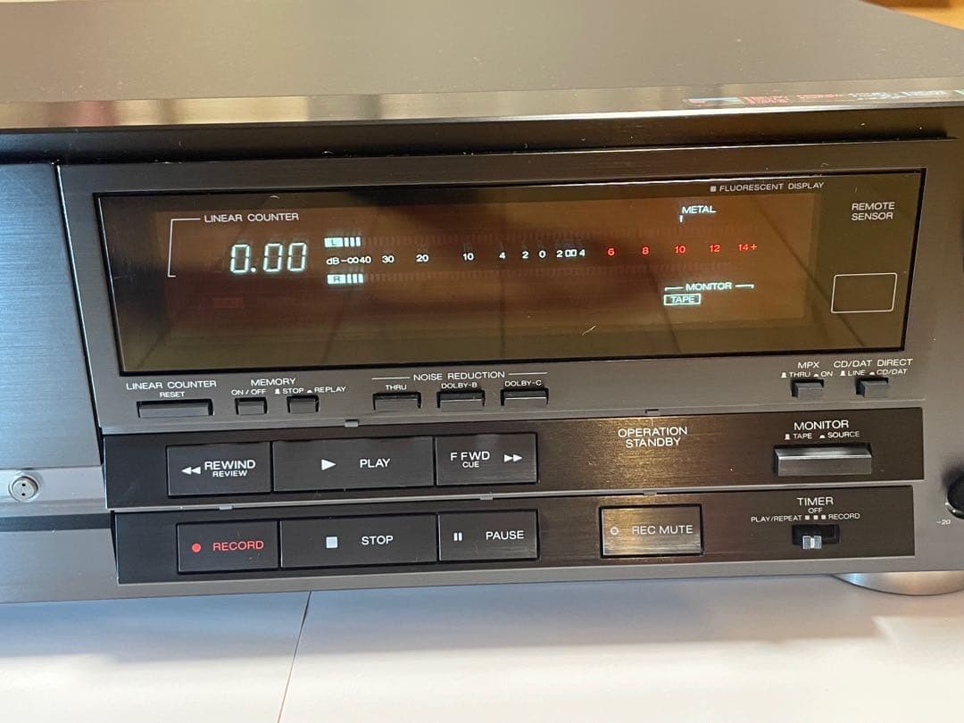 AIWA アイワ カセットデッキ EXCELIA XK-007 ジャンク