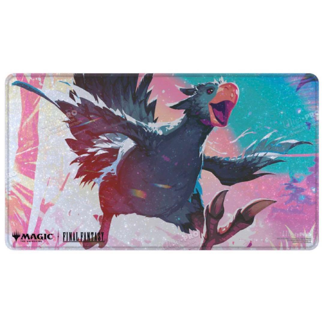 ウルトラプロ 《旅するチョコボ（ブラック）》ホロフォイル プレイマット