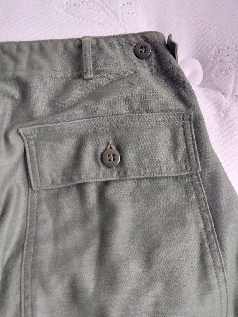 orSlow オアスロウ ファティーグパンツ ベイカーパンツ S 日本製