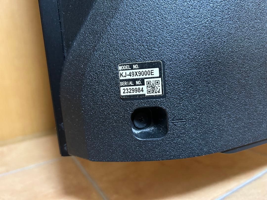 SONY BRAVIA KJ-49X9000E※ジャンク