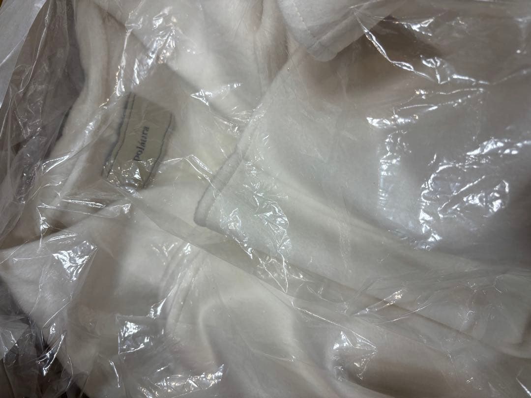 新品　ポローラ　ショールカラーウールミドルコート