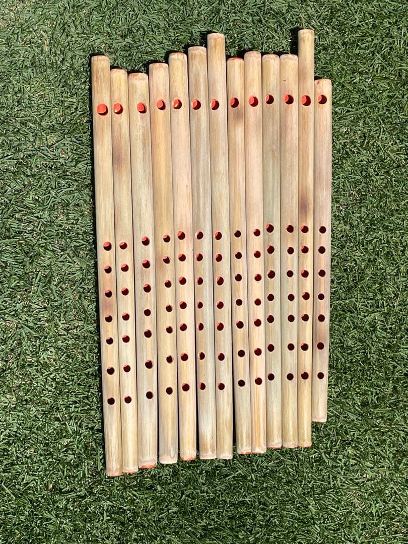 篠笛 漆黒の七本調子4本まとめ売り