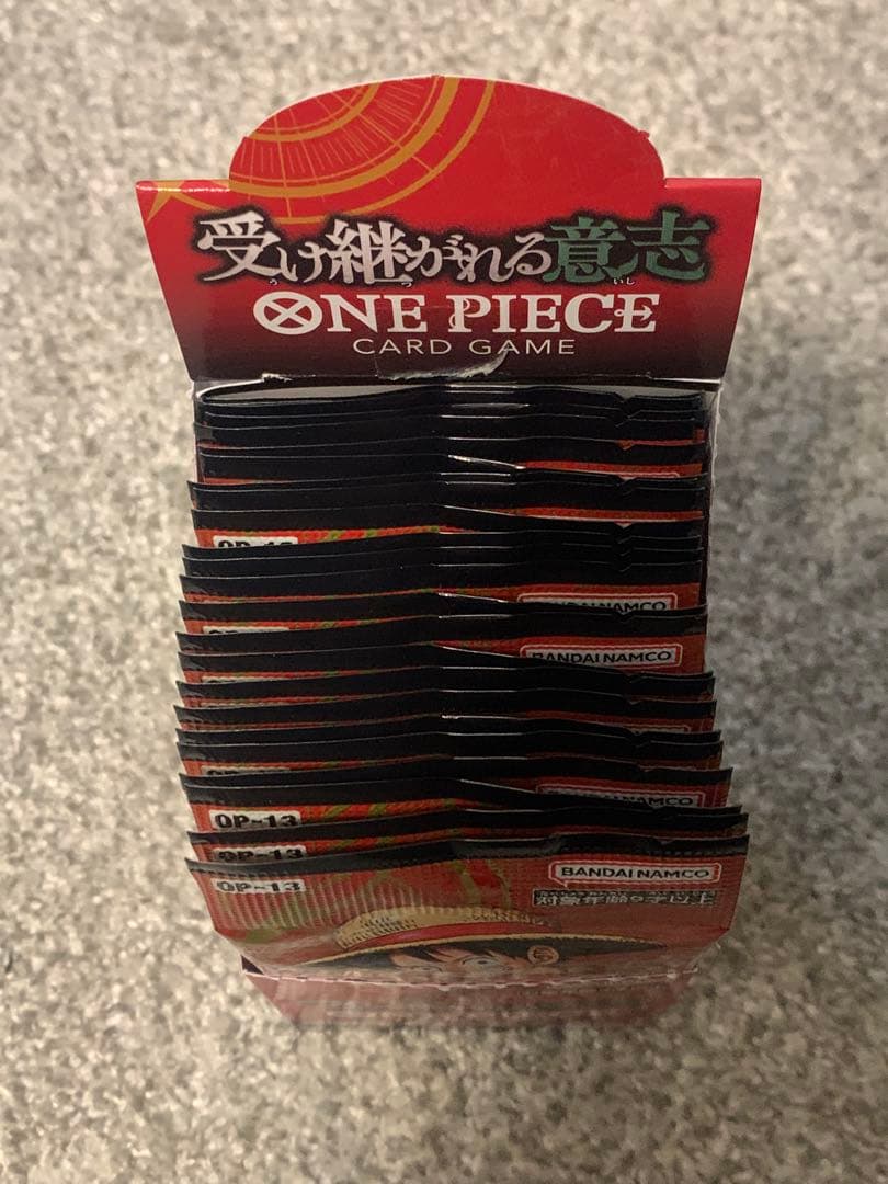 ワンピース　受け継がれる意志　1BOX 封入率一致