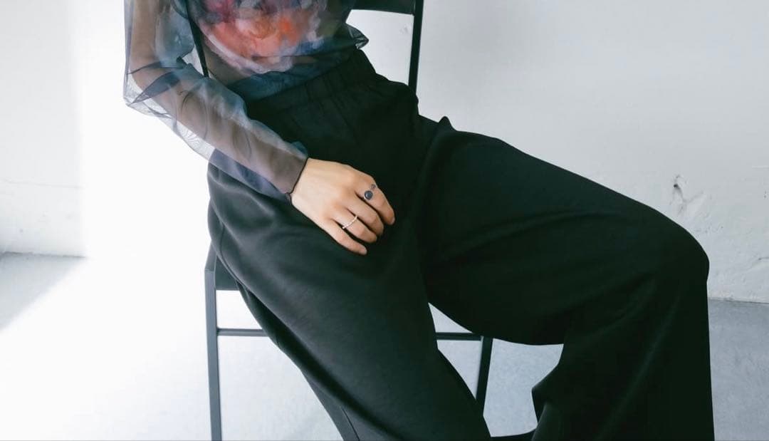 marte LUCKY BAG 2026 BAG 2026 サテンパンツ　黒