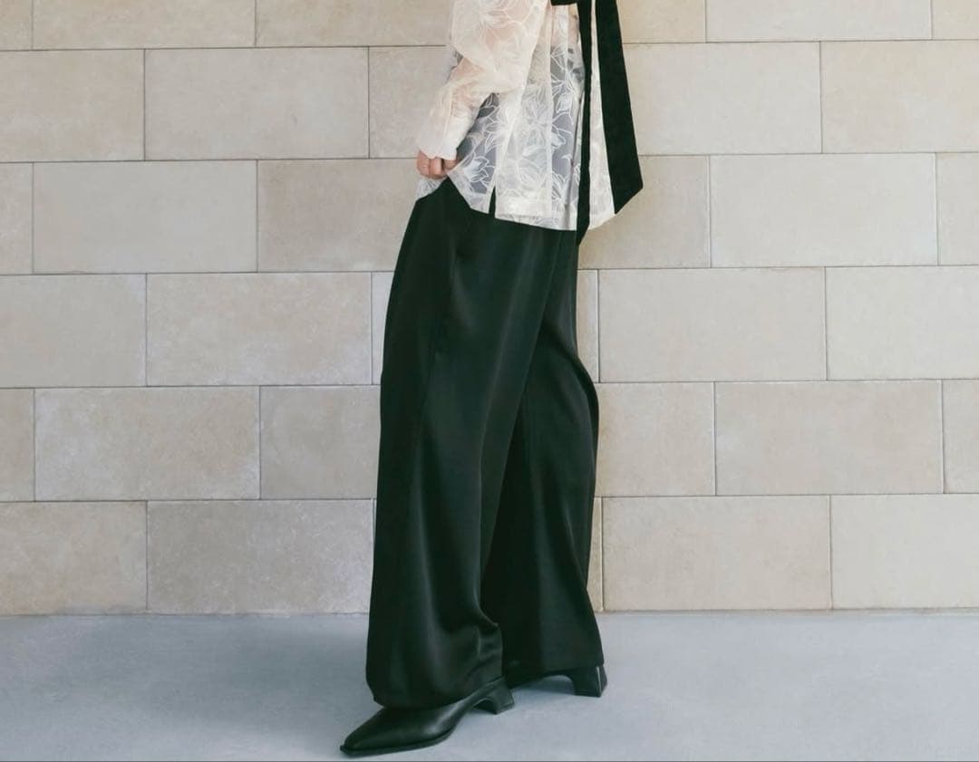 marte LUCKY BAG 2026 BAG 2026 サテンパンツ　黒