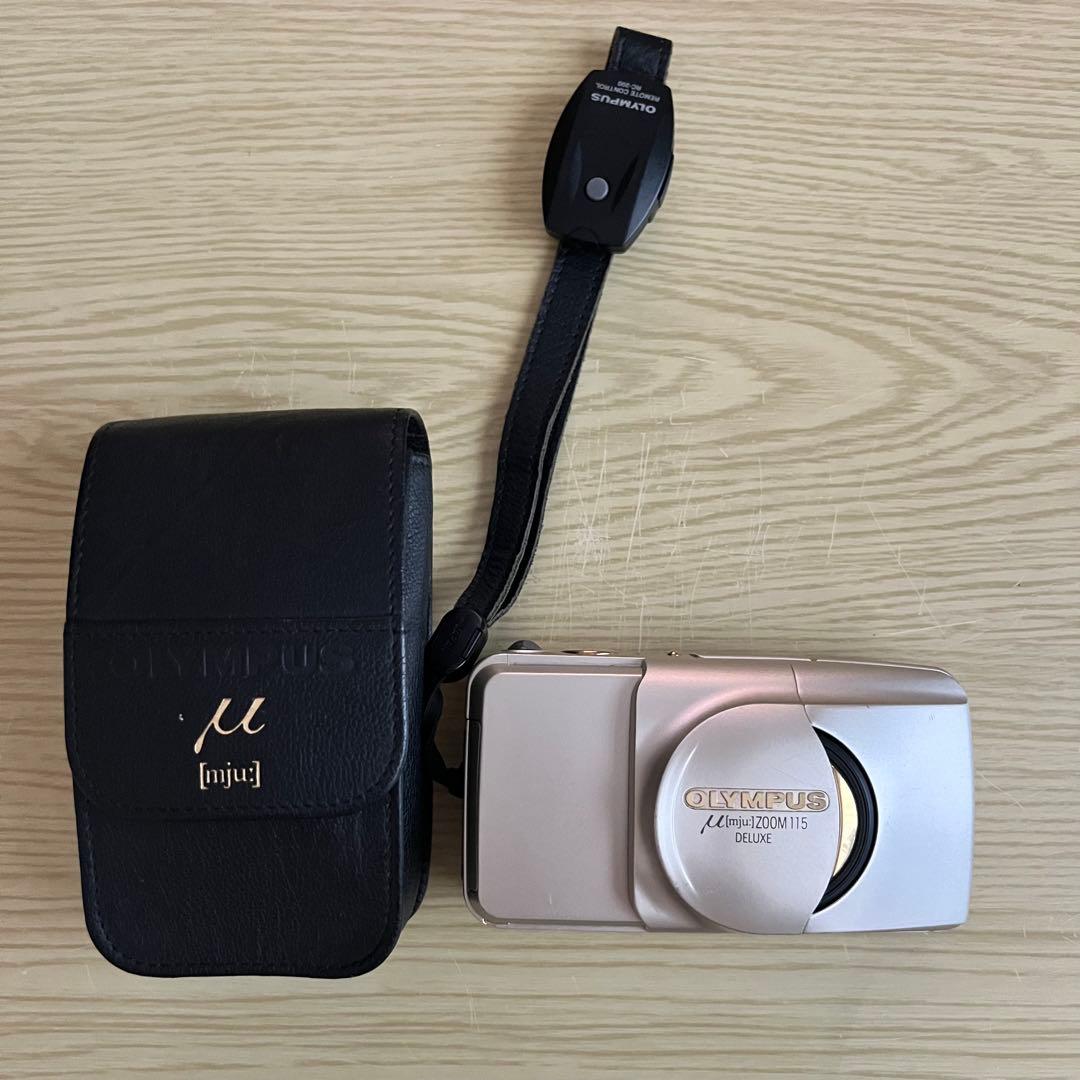 【動作品】OLYMPUS μ mju 115 DELUXE フィルムカメラ