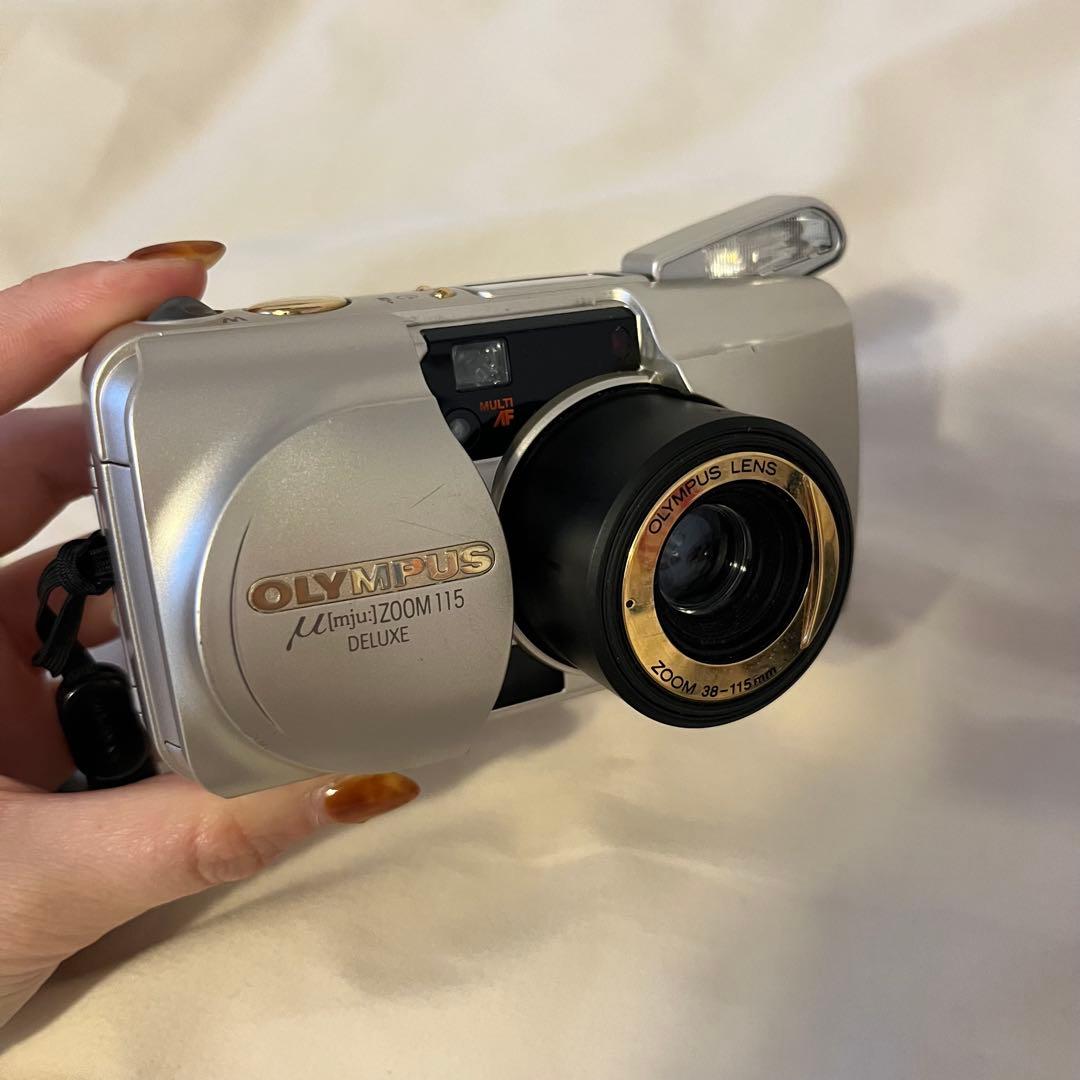 【動作品】OLYMPUS μ mju 115 DELUXE フィルムカメラ