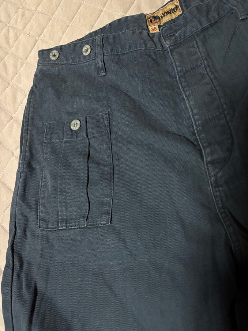 ナイジェルケーボンLY B R O ブリティッシュアーミーパンツ38ネイビー