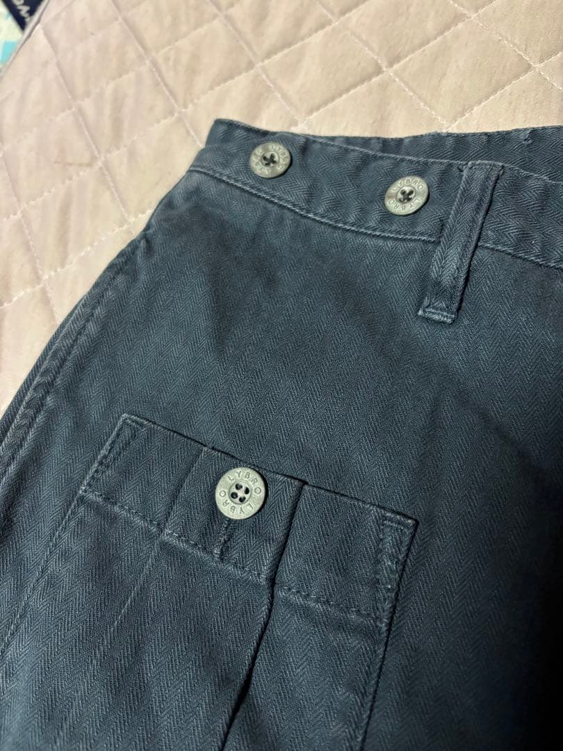 ナイジェルケーボンLY B R O ブリティッシュアーミーパンツ38ネイビー