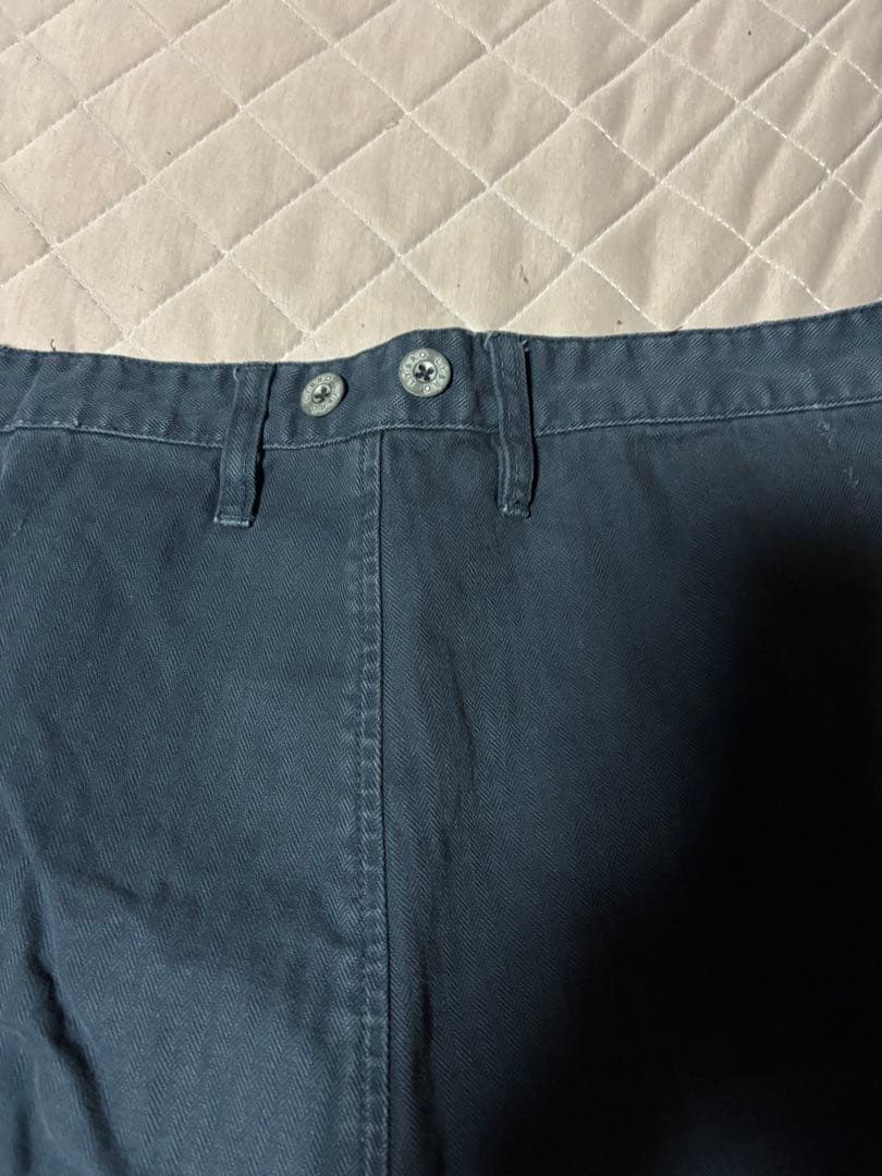 ナイジェルケーボンLY B R O ブリティッシュアーミーパンツ38ネイビー