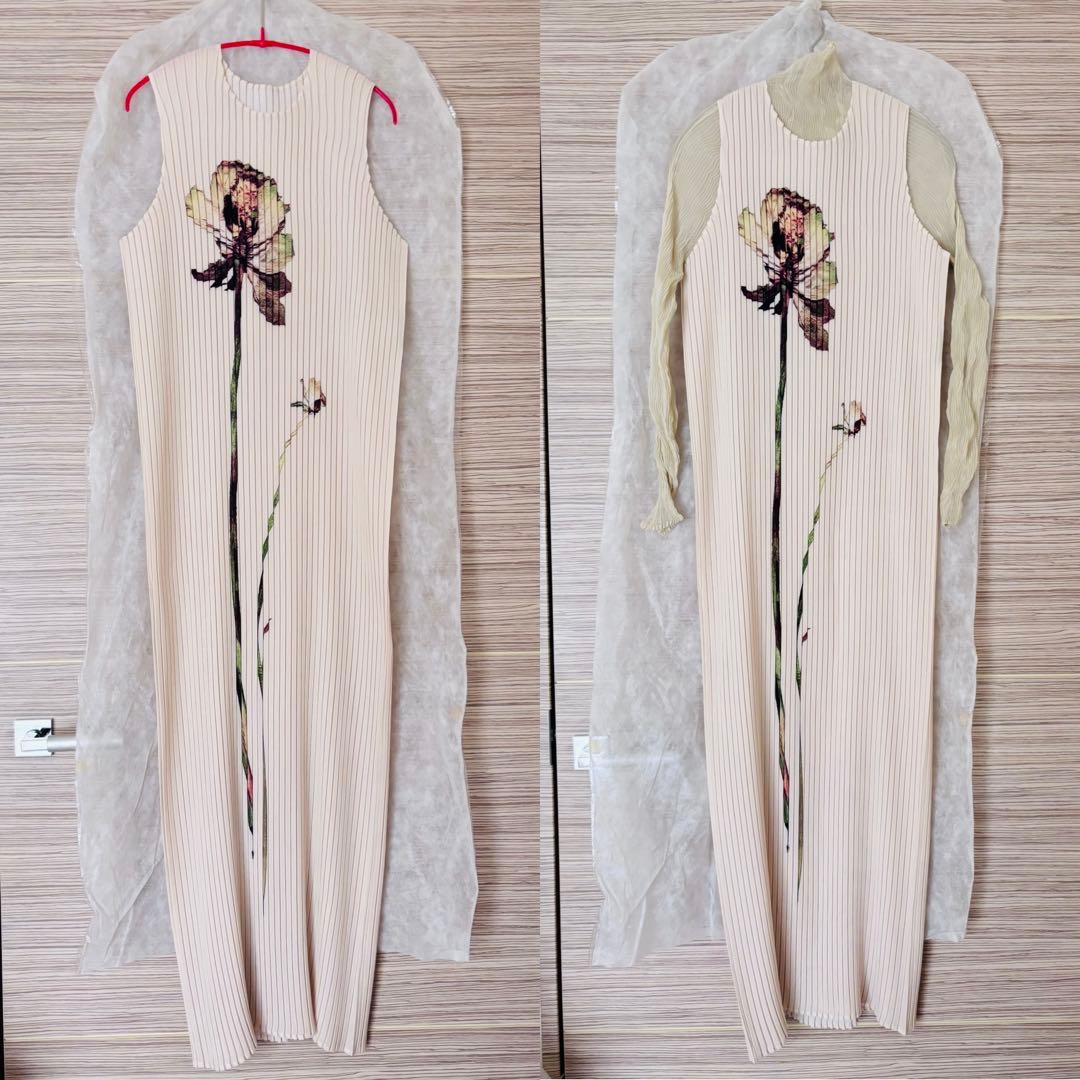 2025SS イッセイミヤケPRESSED FLORA PLEATSワンピース