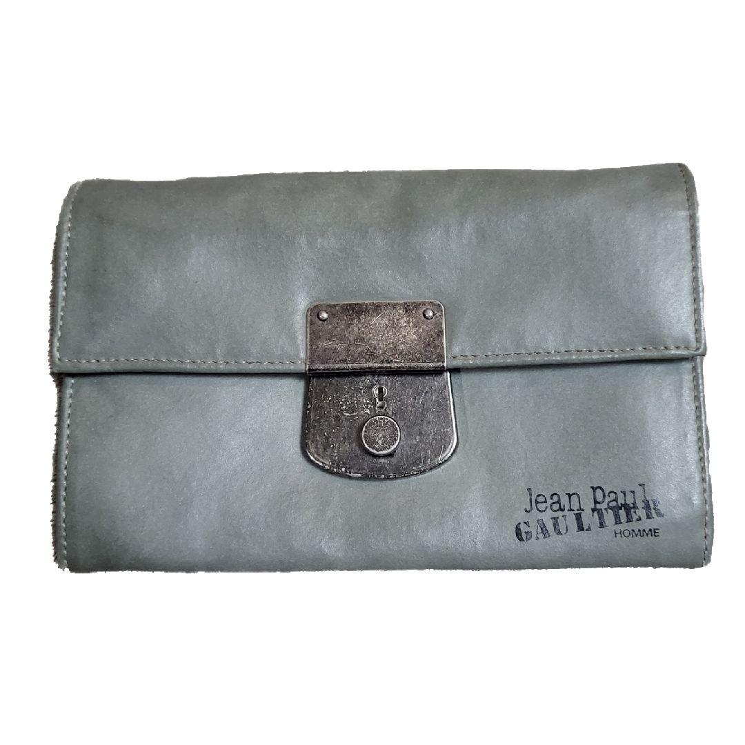 バッグ VTG 80s JPG Pale Green Wallet Grab Bag