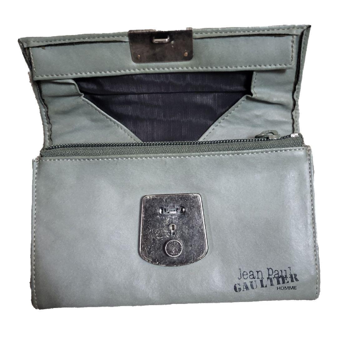 バッグ VTG 80s JPG Pale Green Wallet Grab Bag