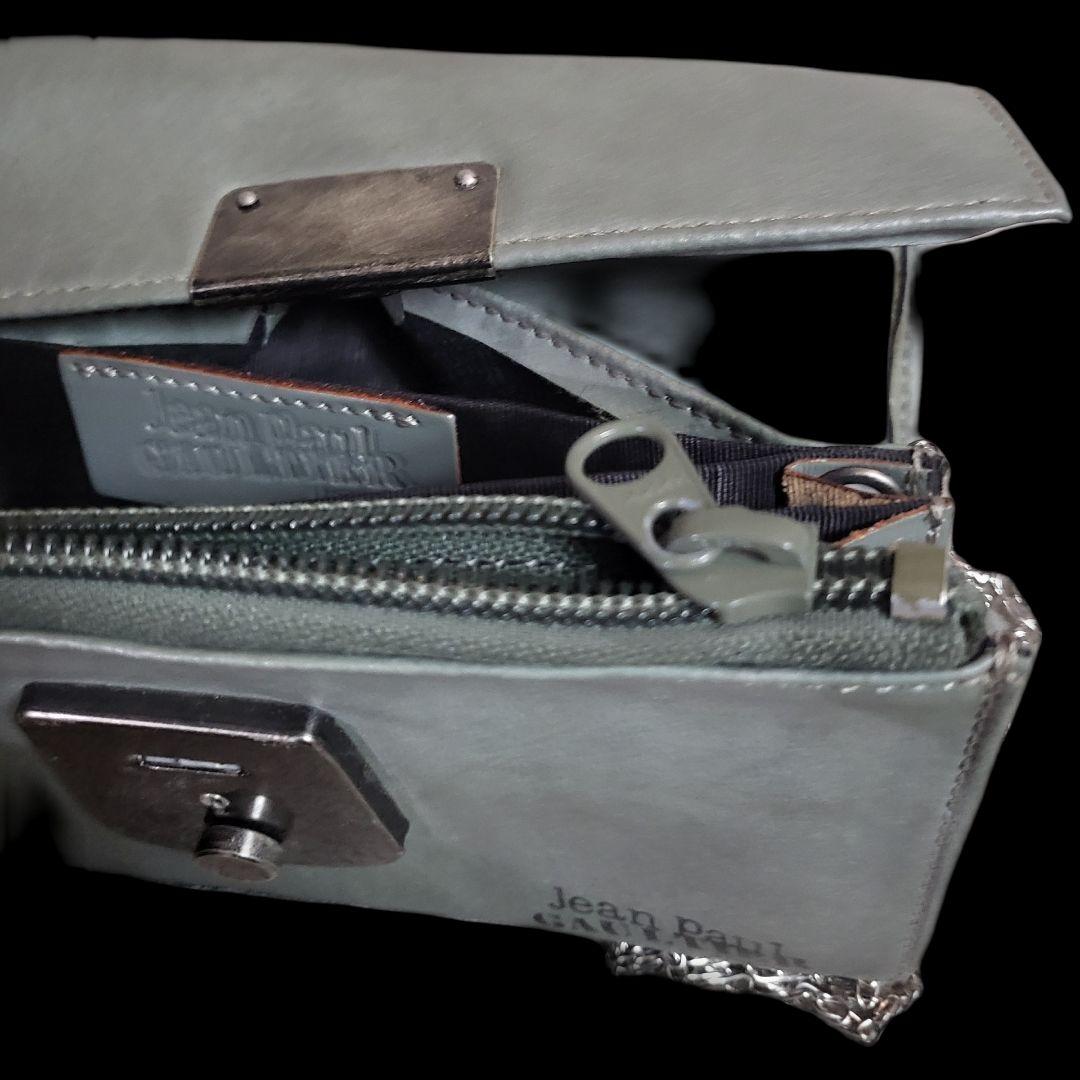 バッグ VTG 80s JPG Pale Green Wallet Grab Bag