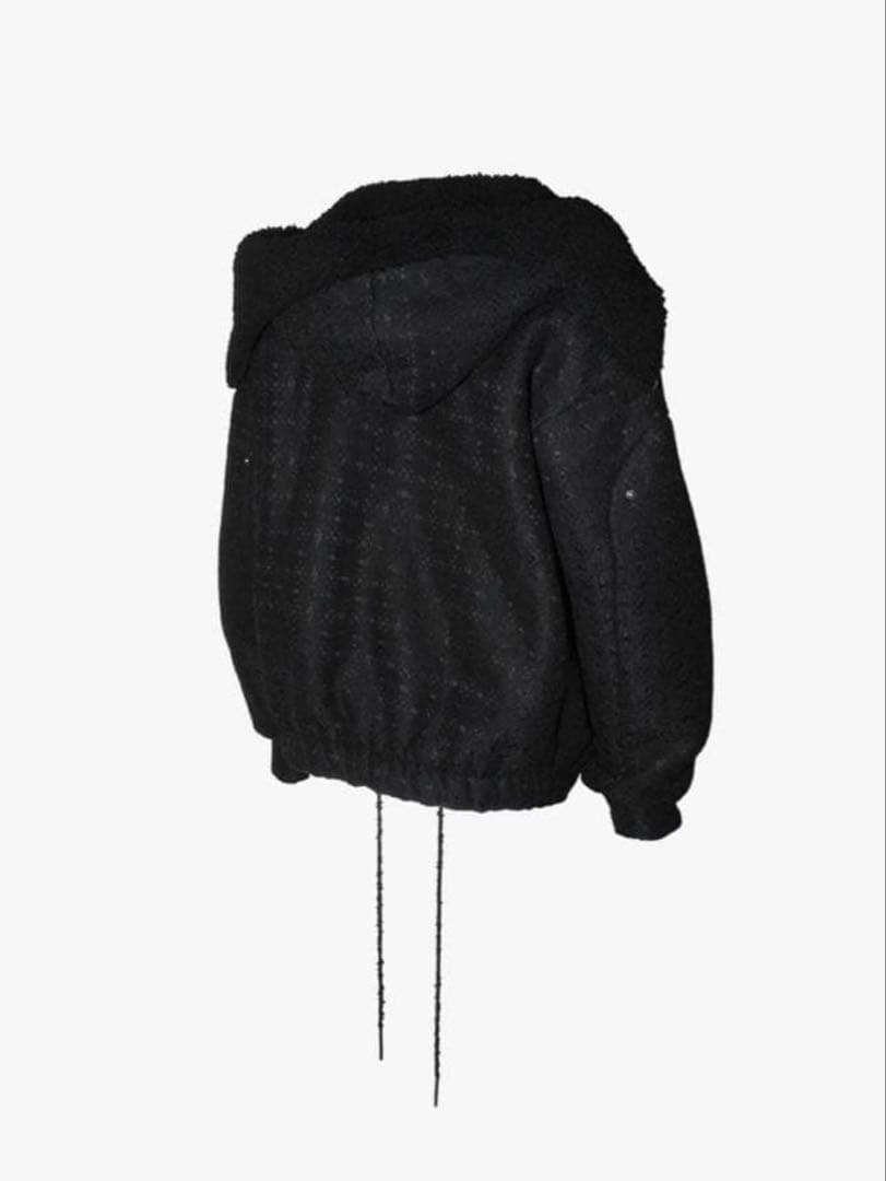 ザレッドスレッド　S ring asymmetry hoodie lace