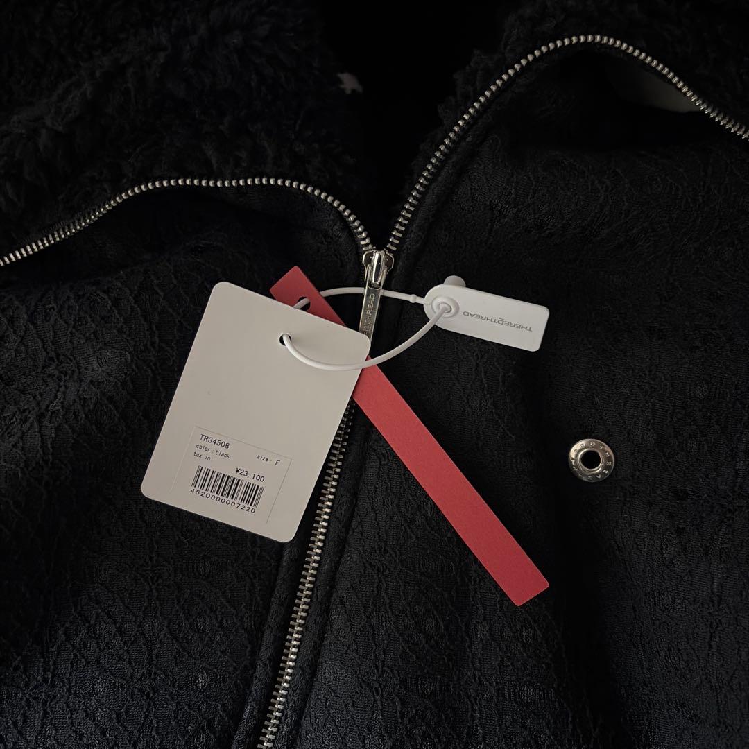 ザレッドスレッド　S ring asymmetry hoodie lace