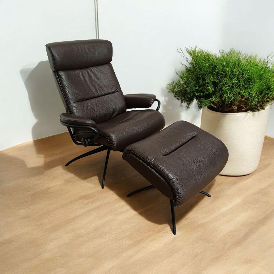 極美品! 最高級! エコーネス トーキョー リクライニングチェア ブラウン