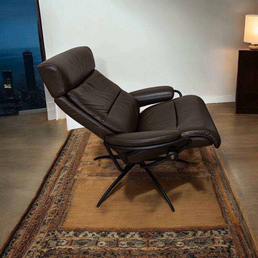 極美品! 最高級! エコーネス トーキョー リクライニングチェア ブラウン