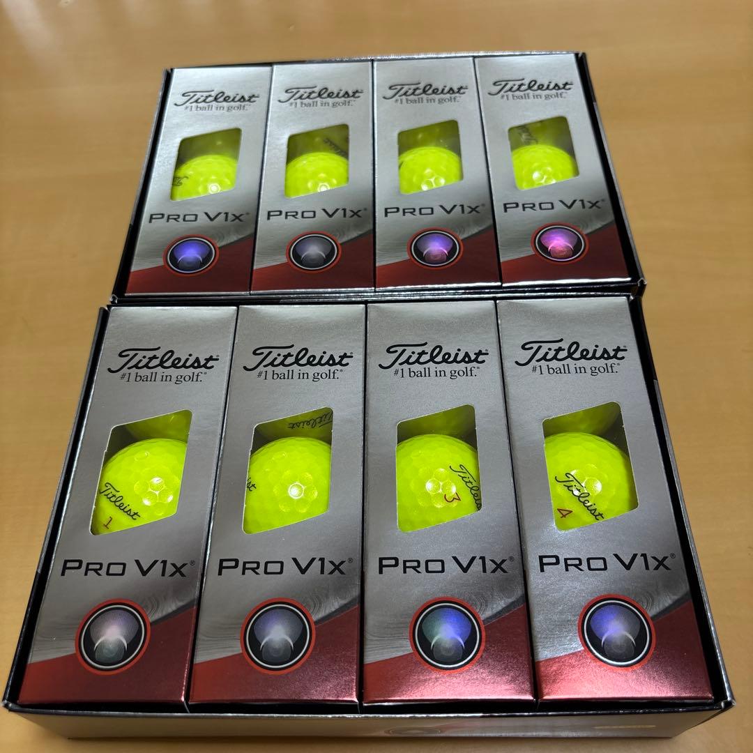 ア*ン様 ゴルフボール　Titleist Pro V1x イエロー 2ダース