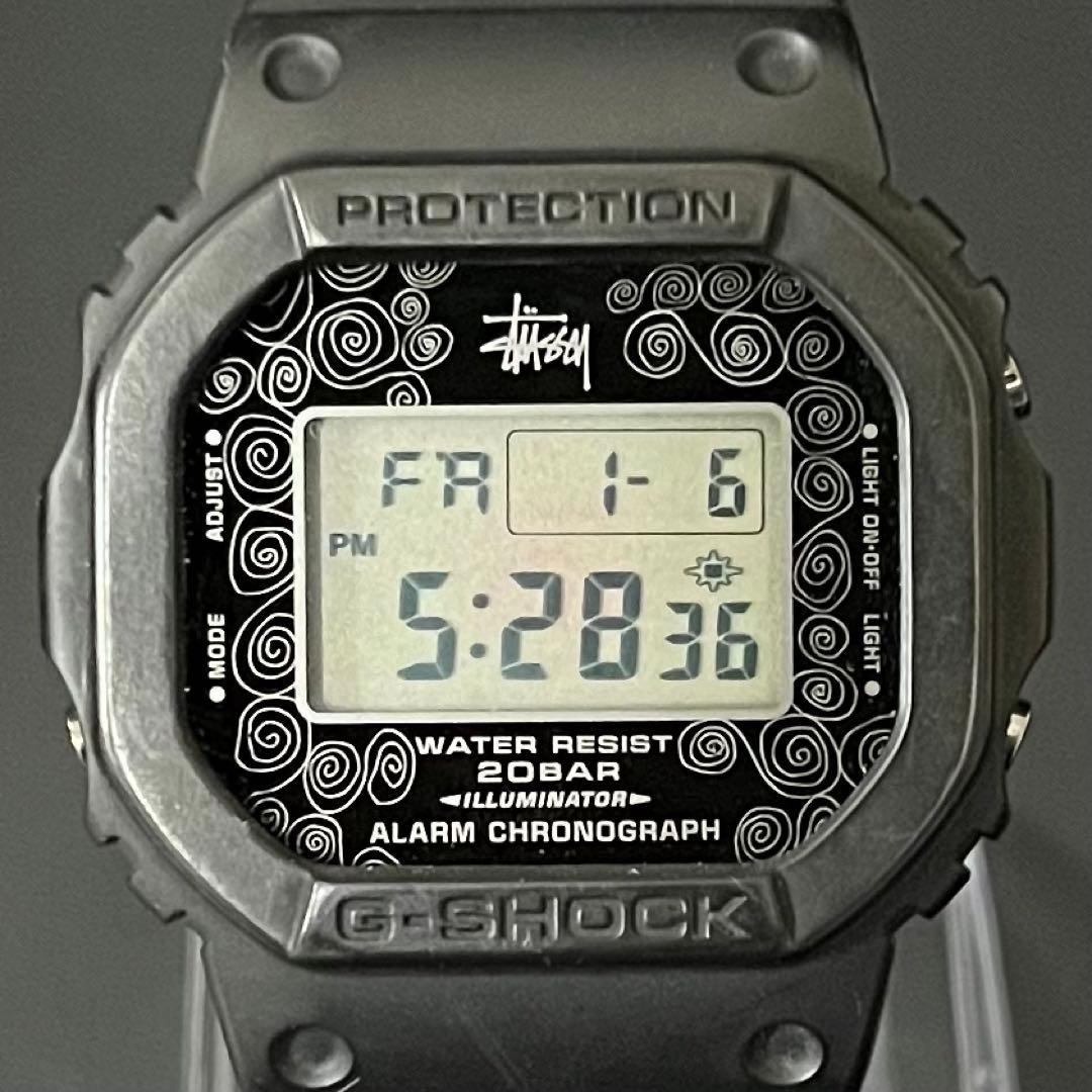 【新品電池交換済/箱付き】STUSSY × G-SHOCK DW-5000ST