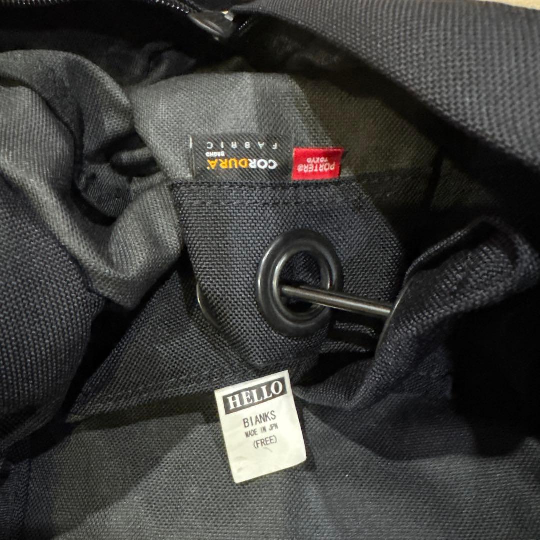 ポーター　blanks 黒　リュック　バックパック　スケーター