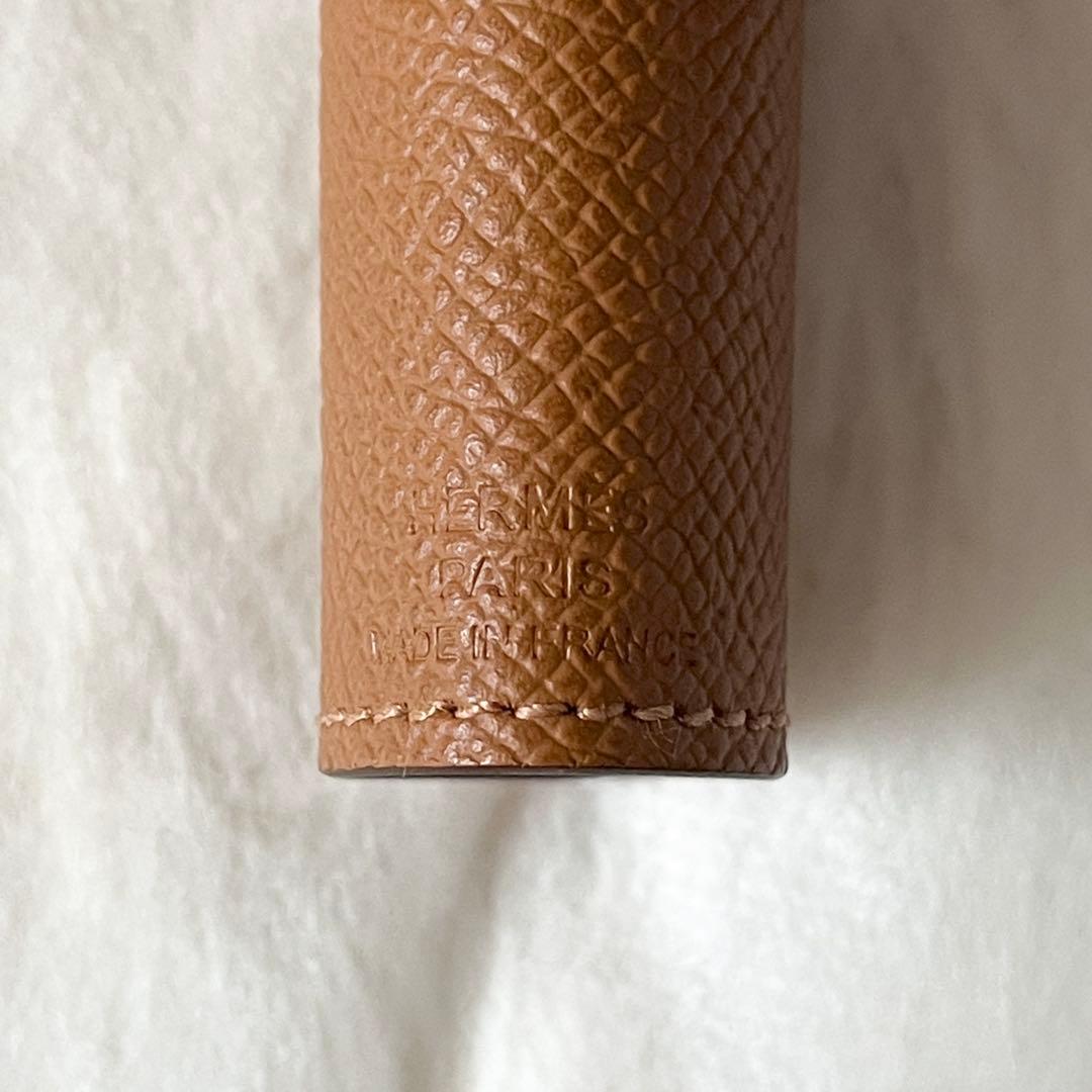 HERMES エルメス　リップスティックケース レザー　エヴァーカラー