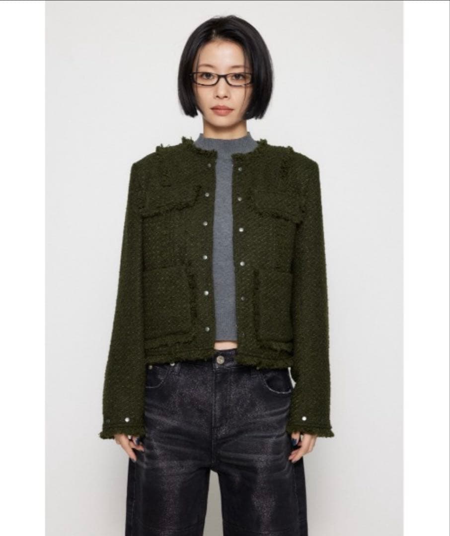 LAGUA GEM COMPACT TWEED ジャケット