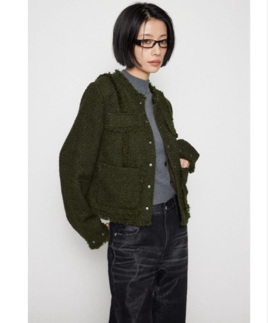LAGUA GEM COMPACT TWEED ジャケット