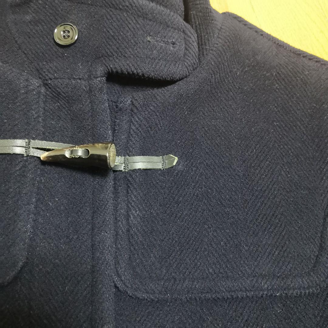 Gloverall ダッフルコート ヘリンボーン ネイビー