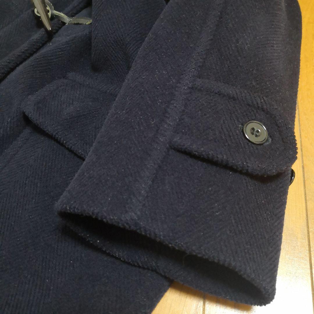 Gloverall ダッフルコート ヘリンボーン ネイビー