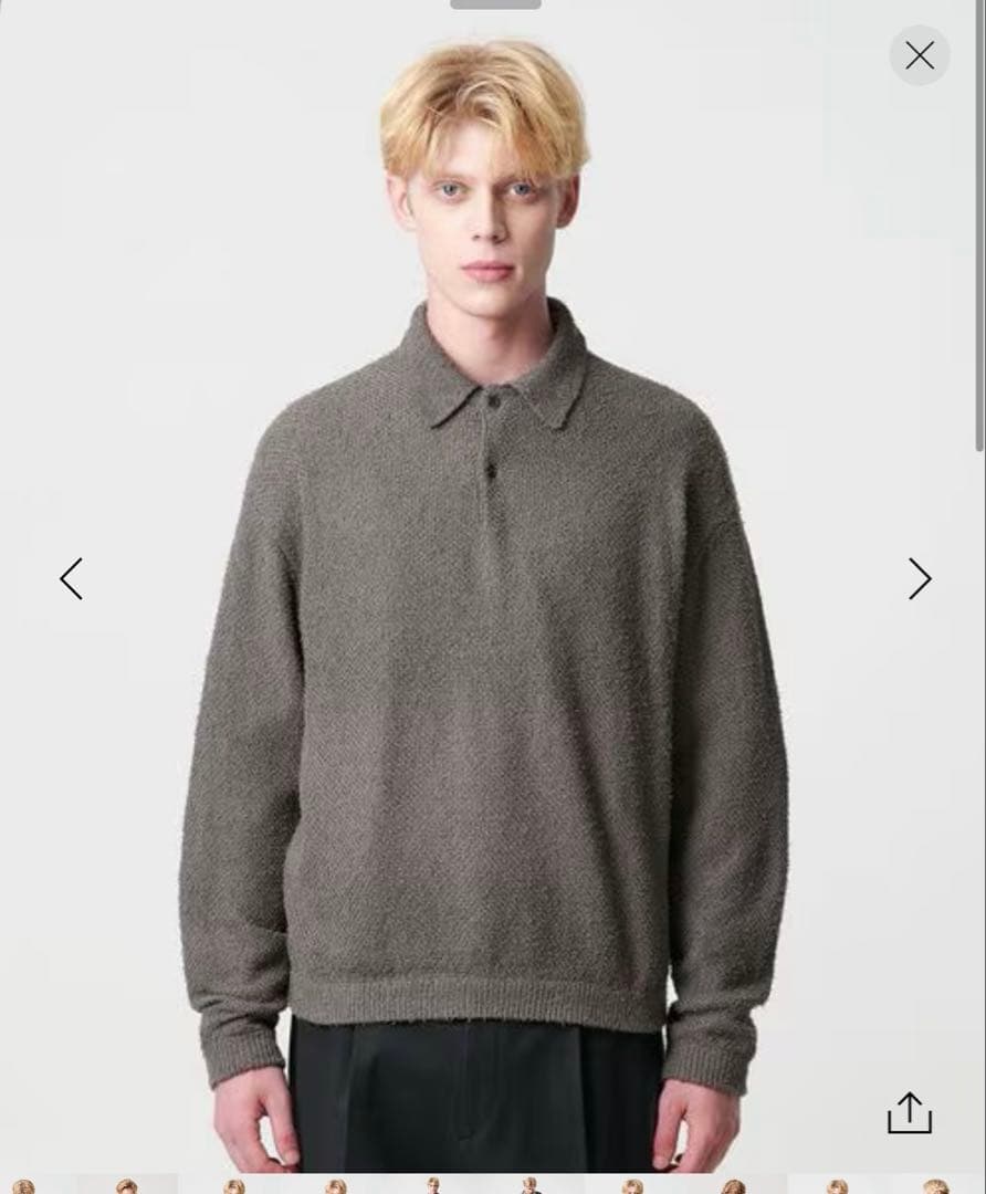 BEAUTY&YOUTH ニュアンス カール 2B ポロニット