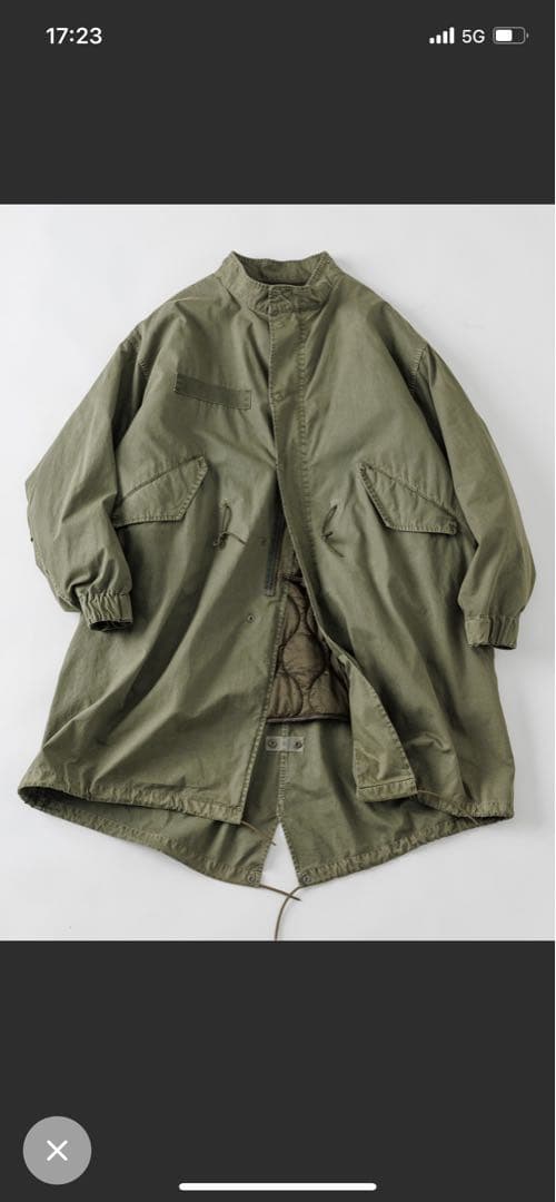 M65 LINER SET/モッズコート/ライナー セット 試着のみ