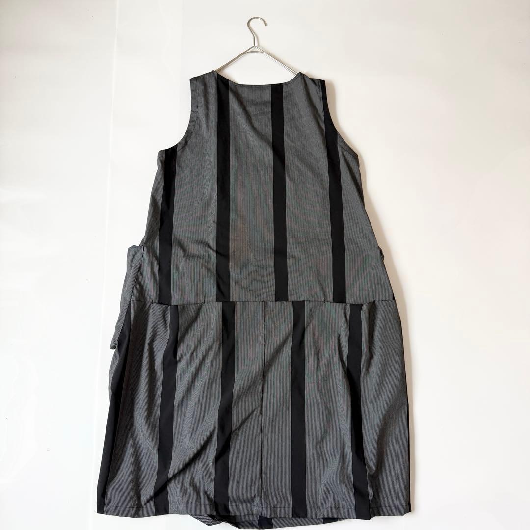 美品　センソユニコ 萌　バルーンワンピース　ロング　ジャンスカ　グレー　ブラック