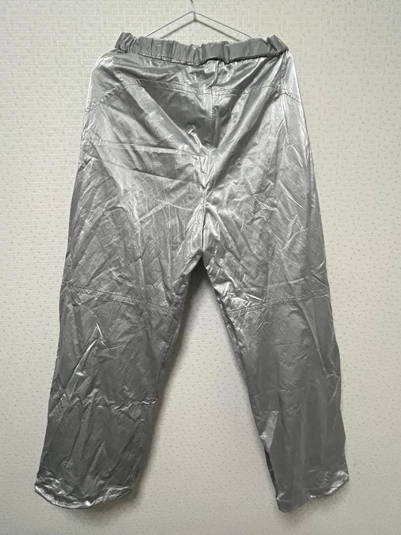 MAISON SPECIAL シルバー サルエルパンツ M