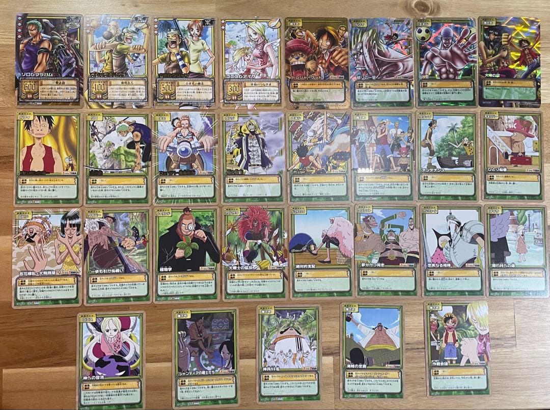 ワンピースカードダス　天空の黄金郷 ES-T4枚　ES-W25枚