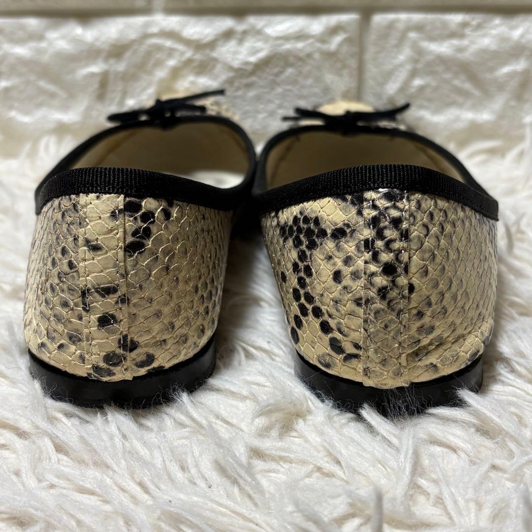 Repetto バレリーナシューズ パイソン柄サンドリオン フランス製 35